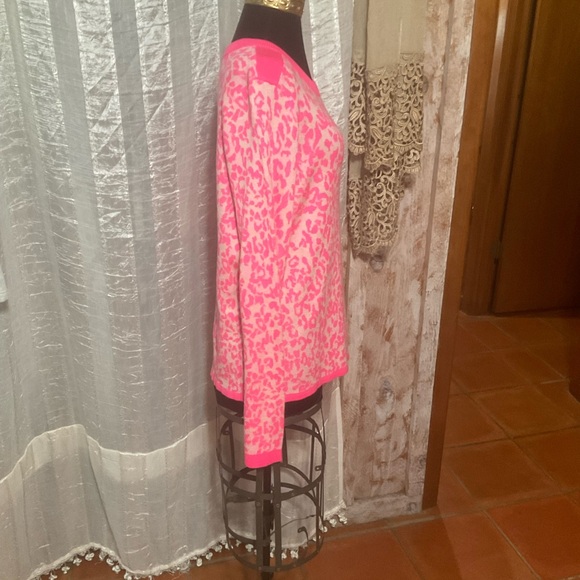 Lily Pulitzer Animal Print Sweater M - Picture 5 of 10